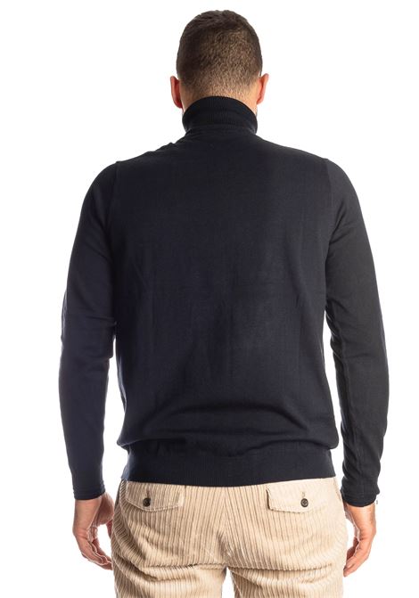 Navy turtleneck sweater REFRIGUE | R40571COLLO-125