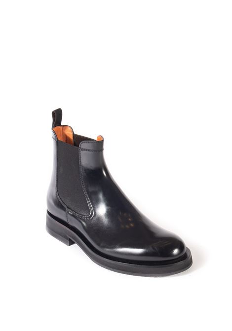 Beatles pelle nero SANTONI | R17819PELLE-N01