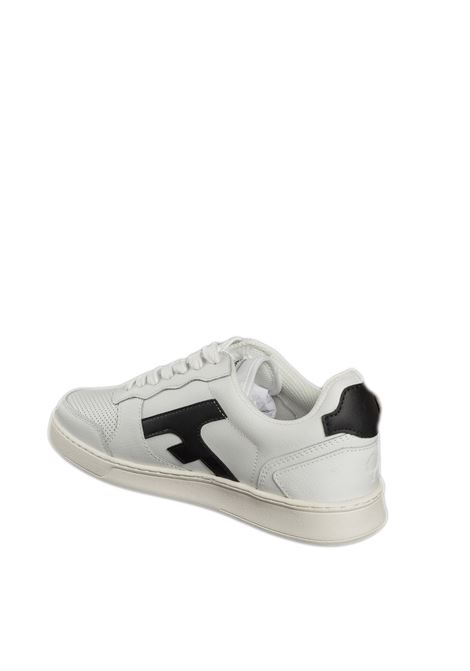 White/black hazel sneaker FAGUO | CG0301PELLE-WHITE35