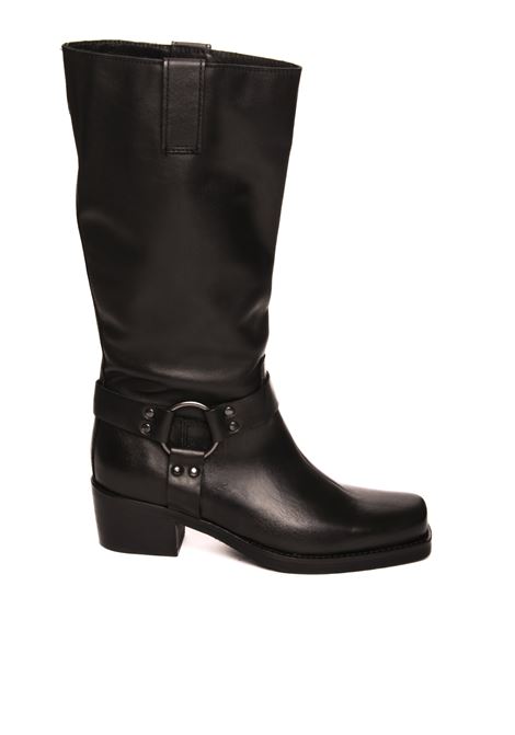 stivale in pelle nero  UP44 | PX825VIT-NERO