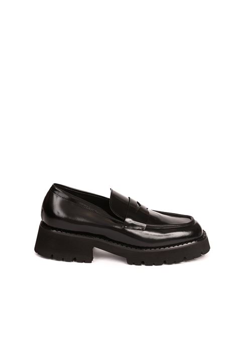 Black bicolor asport loafer VSL | 7358ASPORT-NERO