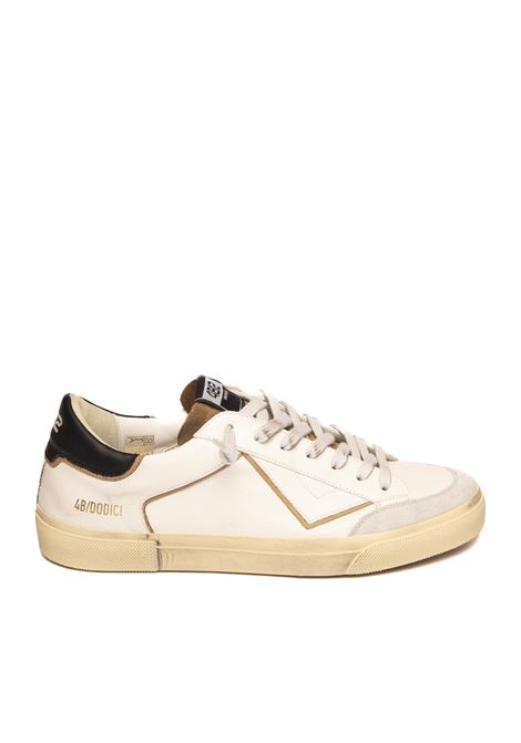 Sneaker retro bianco 4B12 | RETROPELLE-U005