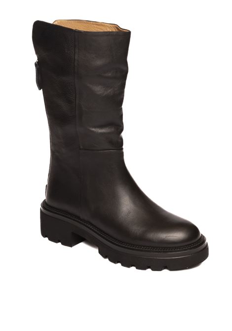 Black leather boot ALBANO | 2704VIT-NERO