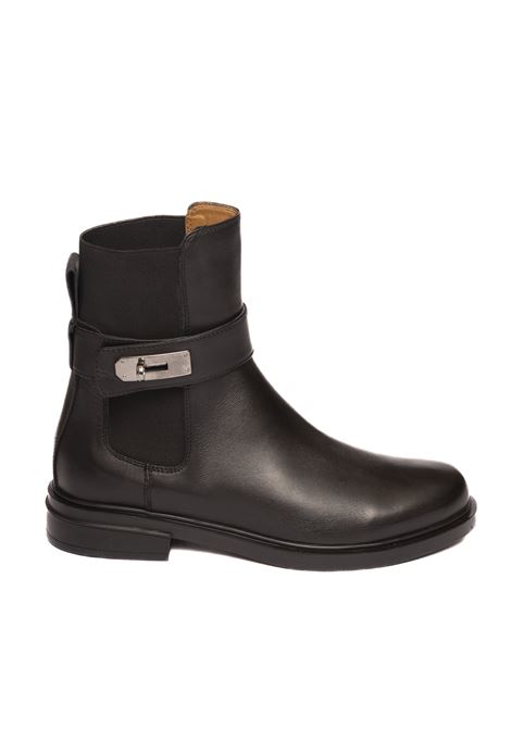 Black leather chelsea boot ALBANO | 2714VIT-NERO