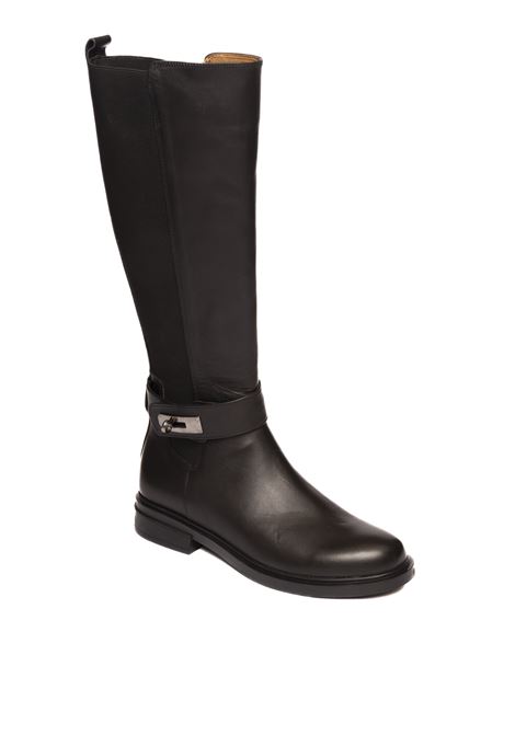 Black leather boot ALBANO | 2716VIT-NERO