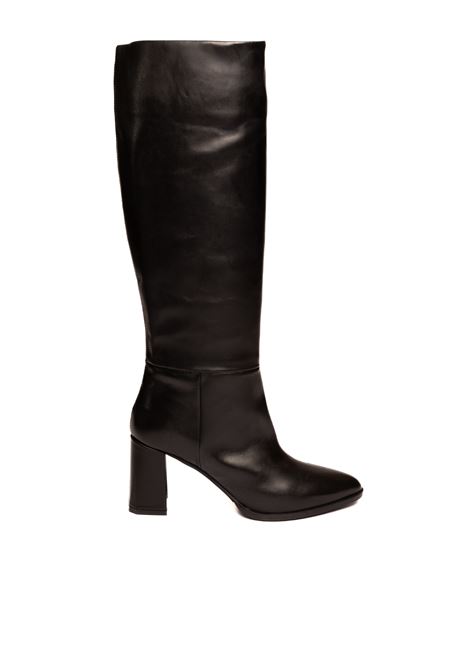 Black leather boot ALBANO | 567NAPPA-NERO