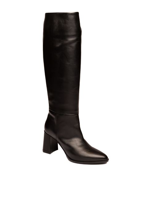 Black leather boot ALBANO | 567NAPPA-NERO