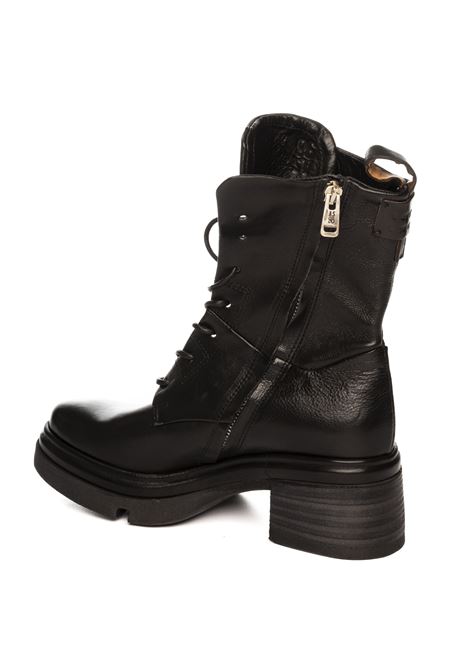 Black leather boot AS98 | A89214PELLE-NERO