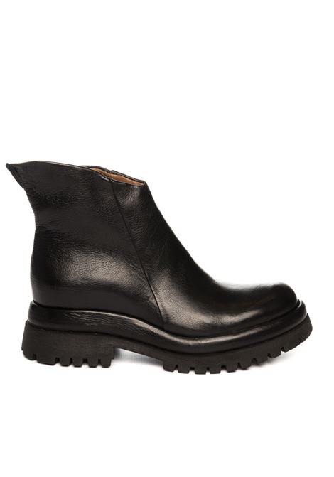 Black leather boot AS98 | B51215PELLE-NERO