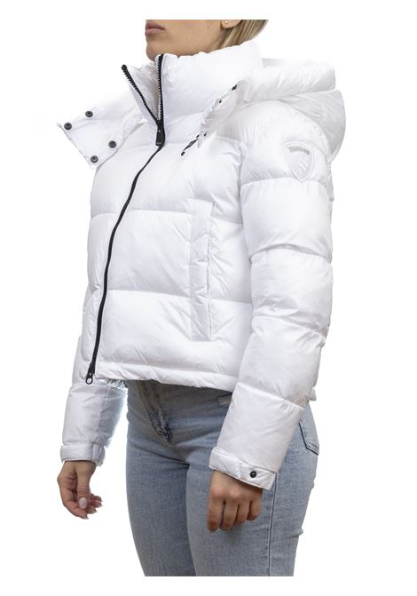 white/white glory down jacket BLAUER | BLDC02044GLORIA-100BI