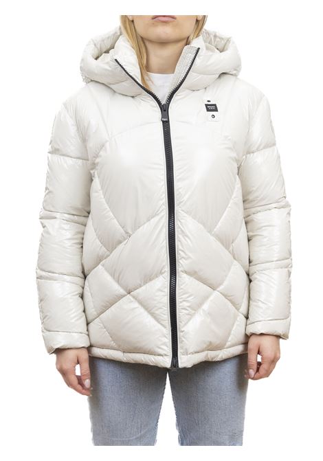 cream lowney down jacket BLAUER | BLDC02112LOWNEY-129