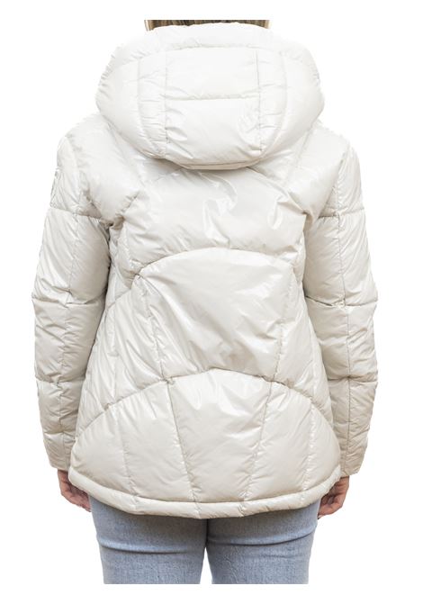 cream lowney down jacket BLAUER | BLDC02112LOWNEY-129