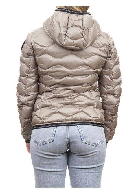 grey/blue camellia down jacket BLAUER | BLDC03047CAMELIA-915LU