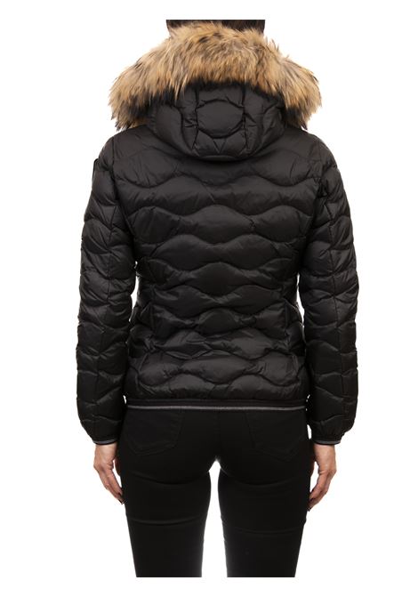 Aldie black/light blue down jacket BLAUER | BLDC03048ALDIE-999CB