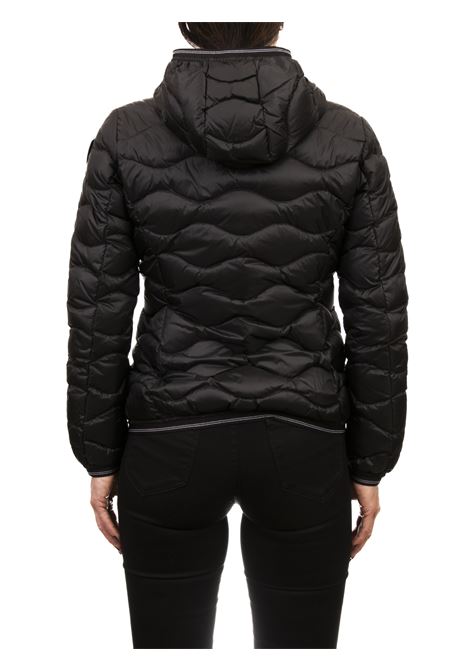 black/light blue camellia down jacket BLAUER | BLDC03047CAMELIA-999CB