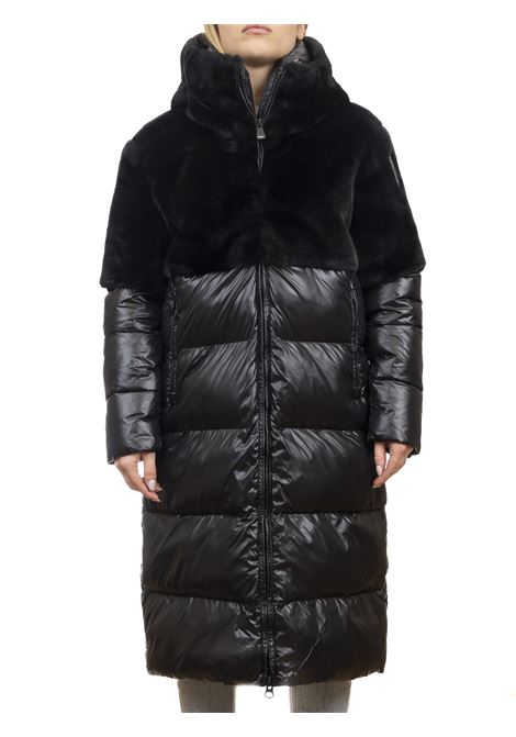 black cacia down jacket BLAUER | BLDK02556ACACIA-999