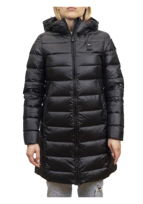 Agnes black/red down jacket BLAUER | BLDK03037AGNES-999RD