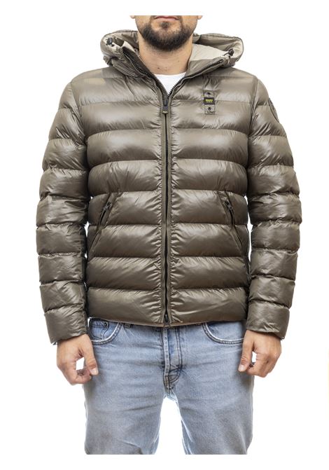 green/beige adams down jacket BLAUER | BLUC02055ADAMS-683EI