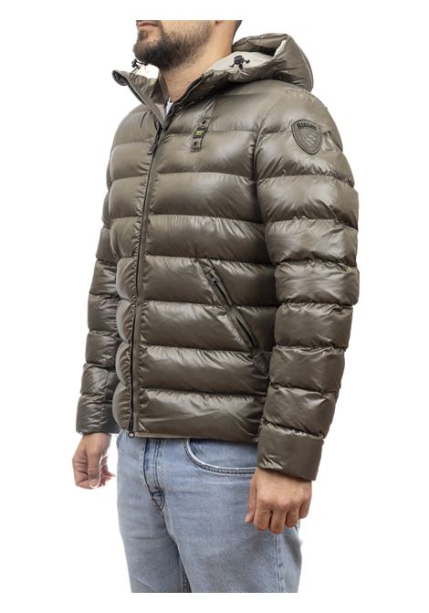 green/beige adams down jacket BLAUER | BLUC02055ADAMS-683EI