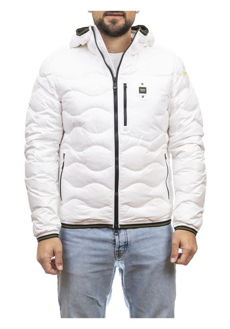 piumino wave bianco BLAUER | BLUC03030WAVE-100