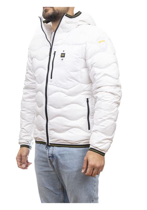 white wave down jacket BLAUER | BLUC03030WAVE-100