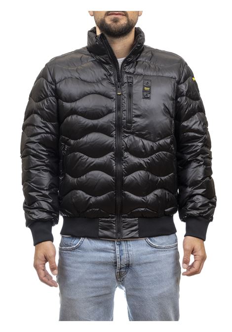 black daniel down jacket BLAUER | BLUC03031DANIEL-999