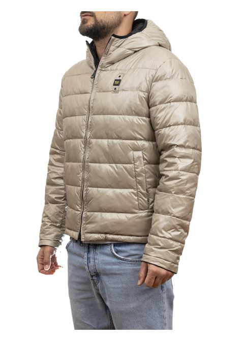 black ballard down jacket BLAUER | BLUC06054BALLARD-999