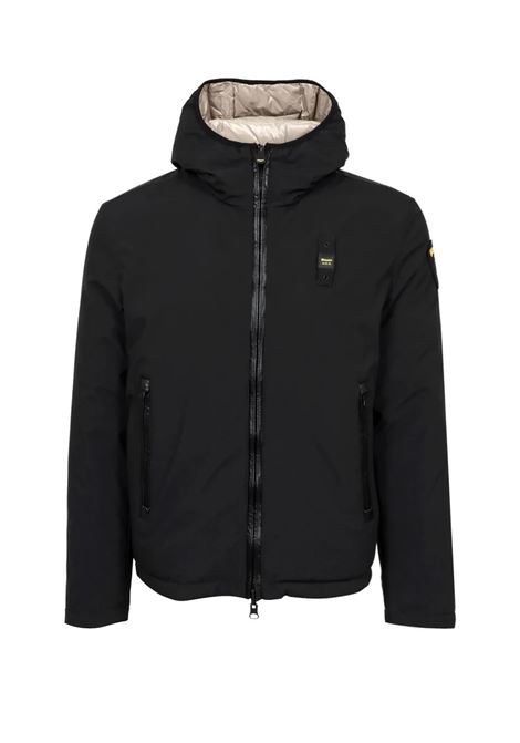 black ballard down jacket BLAUER | BLUC06054BALLARD-999