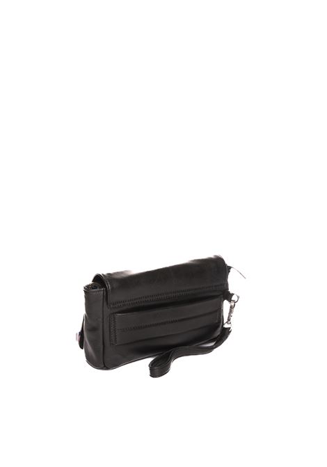 black logo clutch bag BLAUER | F4JOVY01/FIRPELLE-BLACK