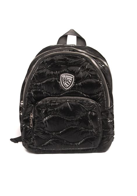 black wave backpack BLAUER | F4WAVE03/SOFNYLON-BLACK