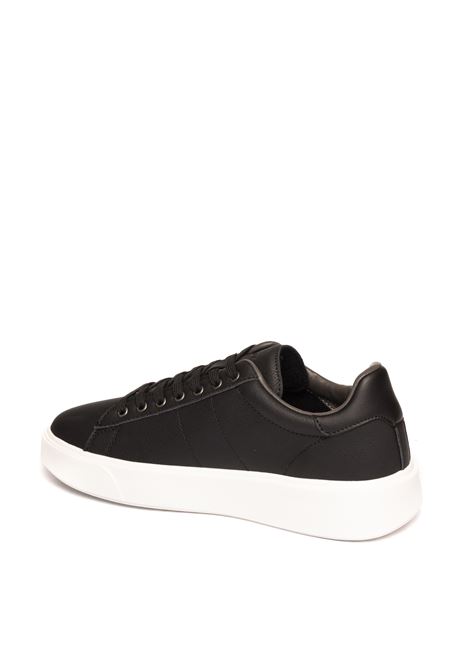 Black leather sneaker BLAUER | F4BUCK01LEATHER1-BLK/WHI