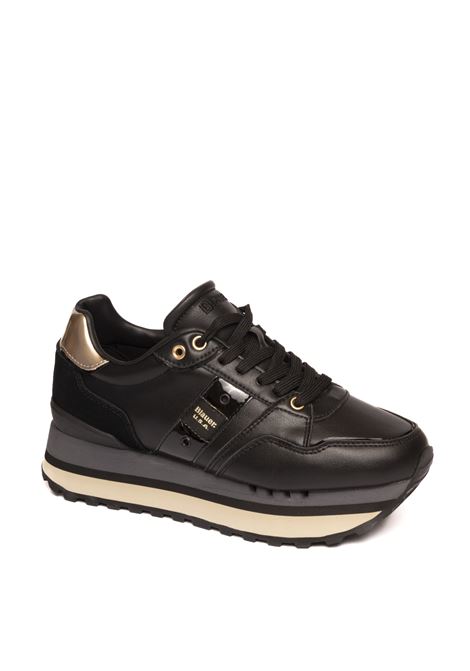 black melrose sneaker BLAUER | F4EPPS01LEATHER-BLK