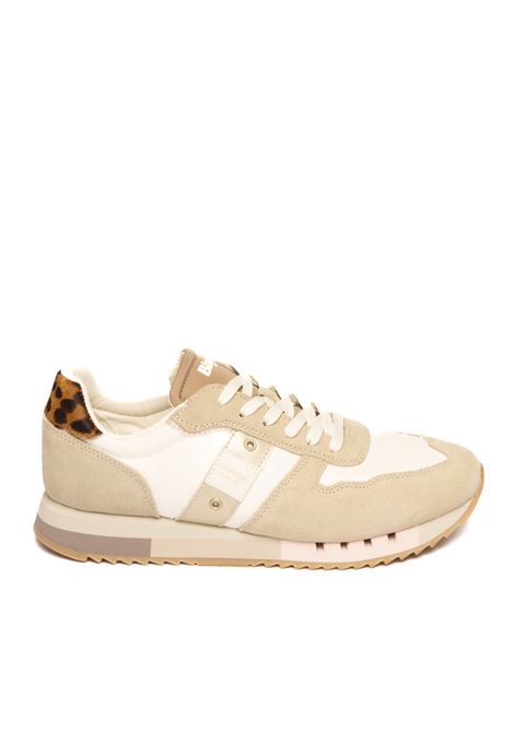 sneaker melrose bianco BLAUER | F4MELROSE02NYLON-CRE/LEO