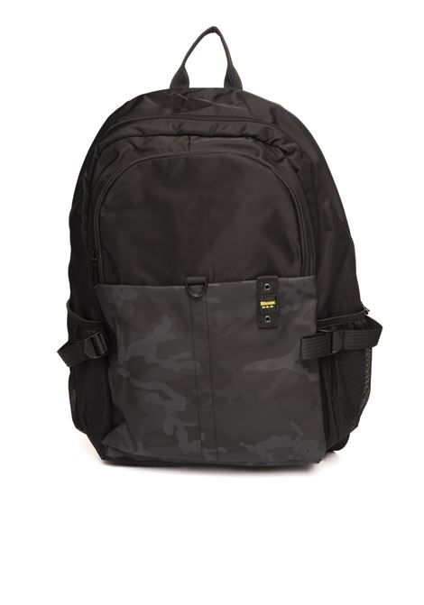 black mitch backpack BLAUER | F4MITCH01/PAKNYLON-BLACK