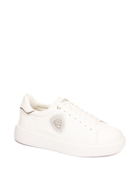 sneaker venus bianco BLAUER | F4VENUS01LEATHER-WHI