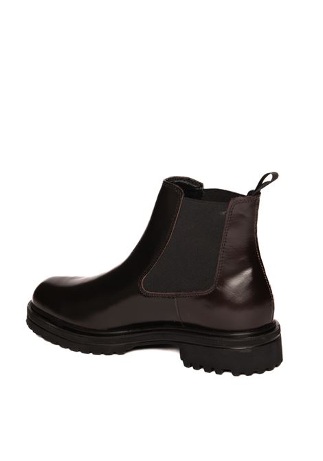 Burgundy leather chelsea boot BRAWN'S | 22105750SPAZ-BORDO