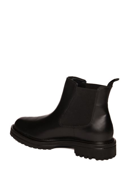 Black leather chelsea boot BRAWN'S | 22105750SPAZ-NERO