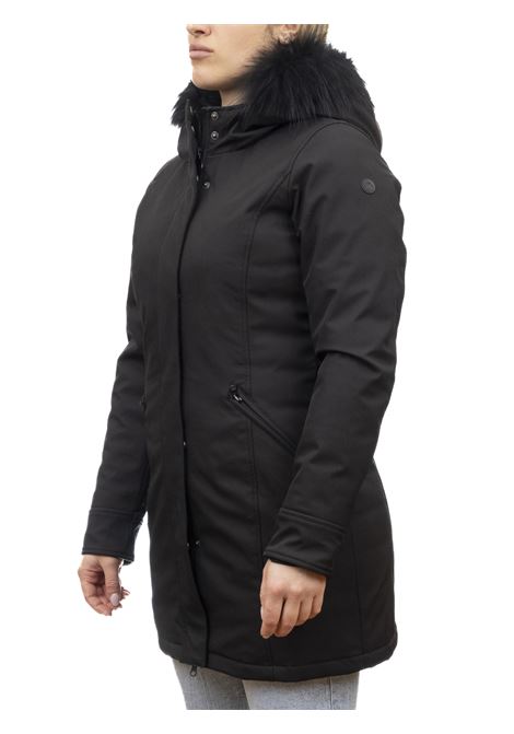 parka con cappuccio nero CENSURED | 235SOFTSHELL-90