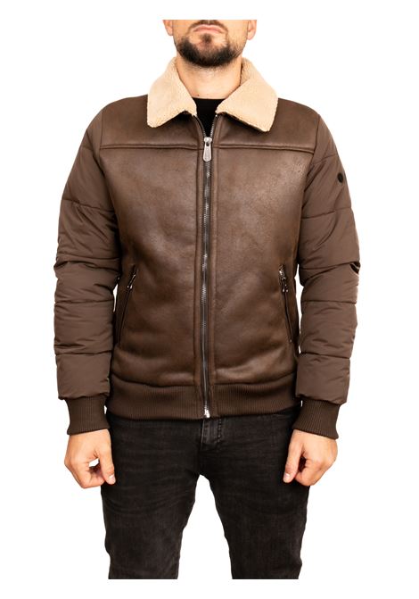 dark brown eco-sheepskin CENSURED | EVIEMONT-14