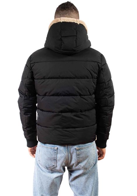 eco sheepskin with black hood CENSURED | GEODMONT-90