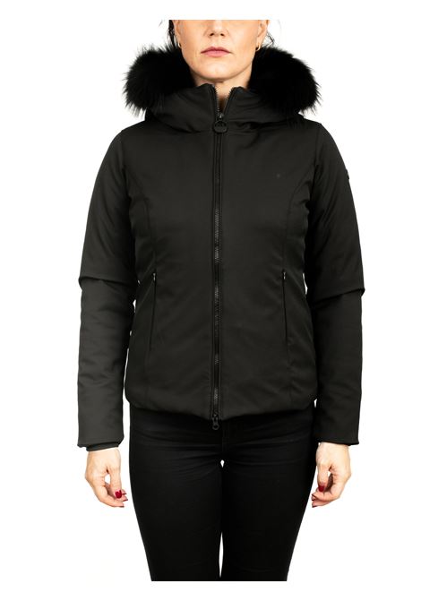 black hooded jacket CENSURED | 6236SOFTSHELL-90