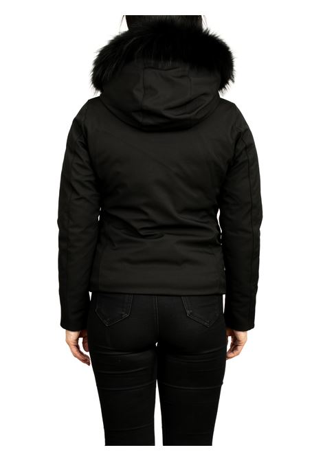 black hooded jacket CENSURED | 6236SOFTSHELL-90