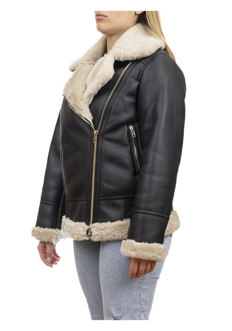 black eco-sheepskin CENSURED | DIVAMONT-90