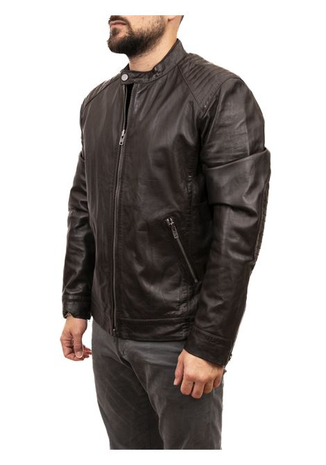 brown leather jacket CENSURED | BATOPELLE-14