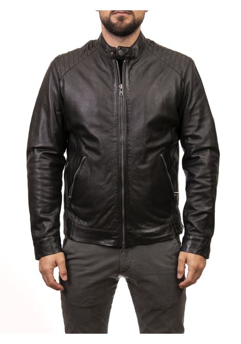 black leather jacket CENSURED | BATOPELLE-90