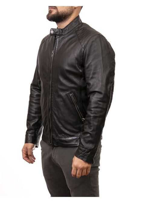 black leather jacket CENSURED | BATOPELLE-90