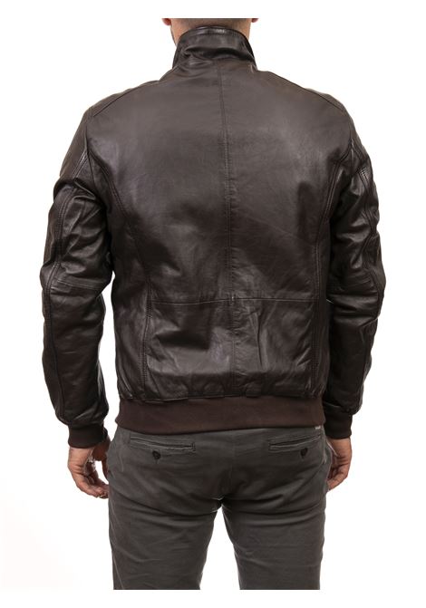 Dark brown eco-leather jacket CENSURED | PHAMPELLE-14