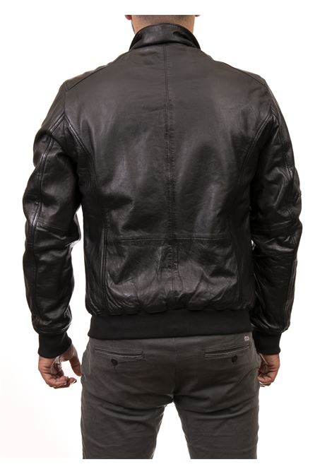 black eco-leather jacket CENSURED | PHAMPELLE-90