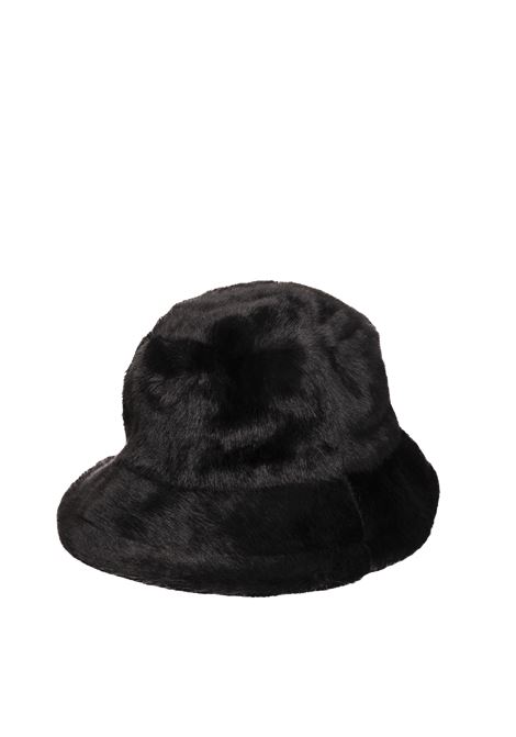 black faux fur hat CENSURED | 353LANA-90