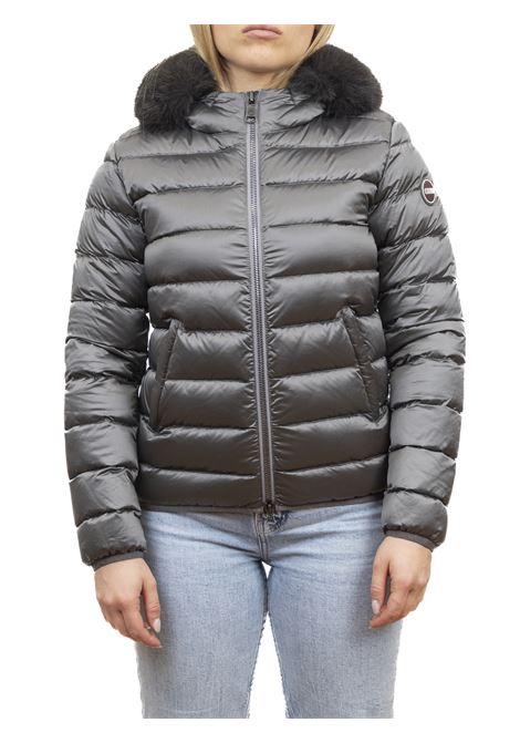 gray hooded down jacket COLMAR | 2286E2Y0-506